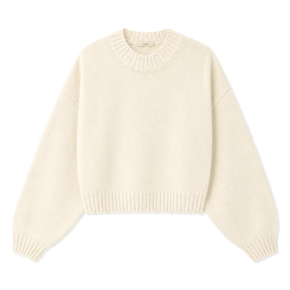 Sessùn - Spero Wool Sweater | Ecru