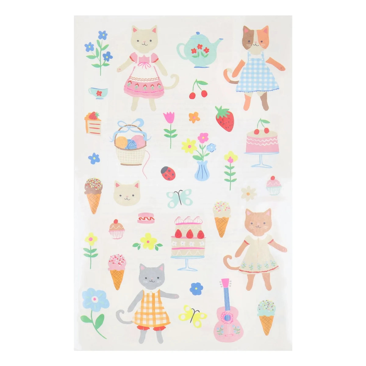 Meri Meri - Temporary Tattoos Cat Club