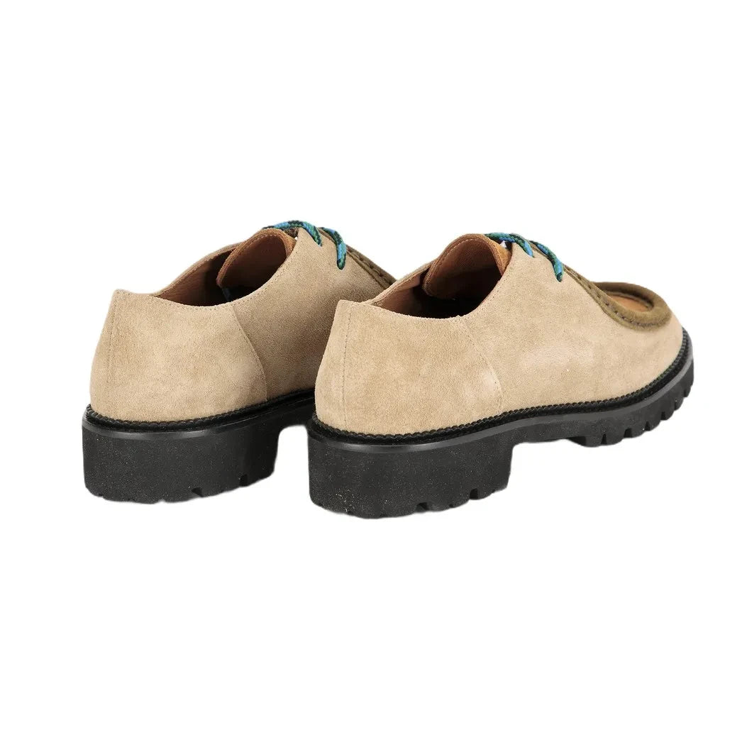 Bobo Choses - Wallabees Color Block Leather Shoes | Beige