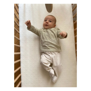 Candide - Organic Cotton Removable Cover Crib | White