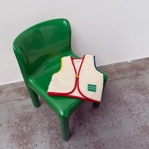 Binibamba BOBO X BINI Merino Snugglevest - Milk-Snugglesuits-Milk-0-6m | Natural Baby Shower