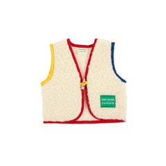 Binibamba BOBO X BINI Merino Snugglevest - Milk-Snugglesuits-Milk-0-6m | Natural Baby Shower