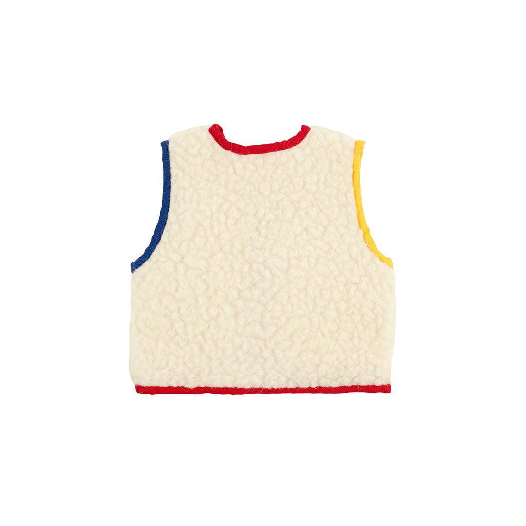 Binibamba BOBO X BINI Merino Snugglevest - Milk-Snugglesuits-Milk-0-6m | Natural Baby Shower