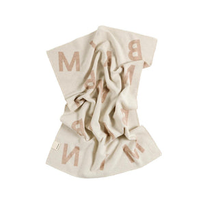 BINIBAMBA Merino Blanket - Alphabet-Blankets-Alphabet-One Size | Natural Baby Shower