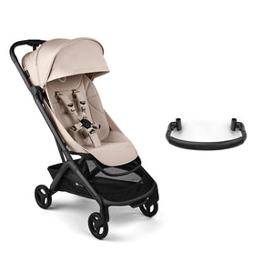 Bugaboo Butterfly 2 Complete Compact Stroller - Desert Taupe-Strollers-Desert Taupe-With Bumper Bar | Natural Baby Shower