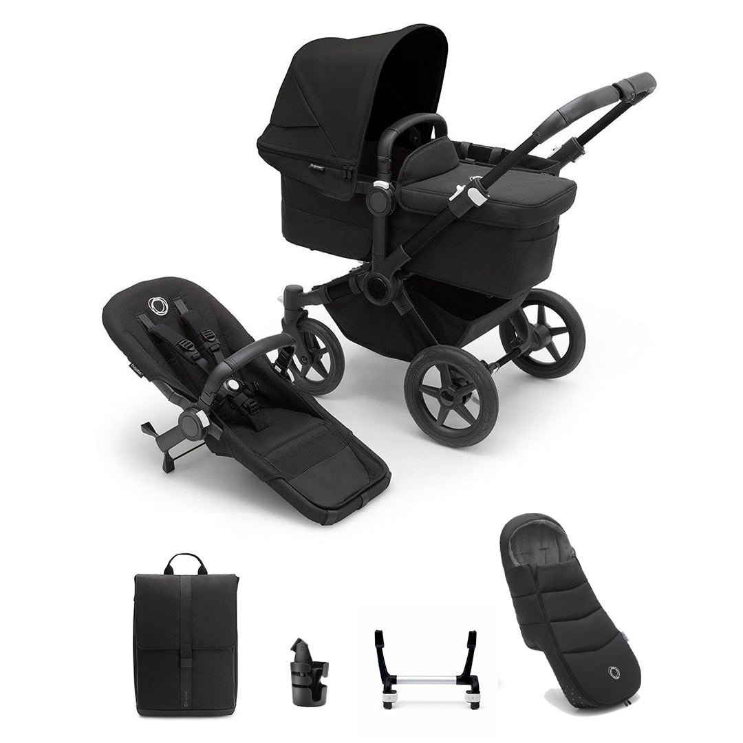 Bugaboo Donkey 5 Mono Essential Stroller Bundle-Travel Systems-Desert Taupe- | Natural Baby Shower