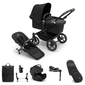 Bugaboo Donkey 5 Mono Ultimate Newborn Bundle-Travel Systems-Desert Taupe- | Natural Baby Shower