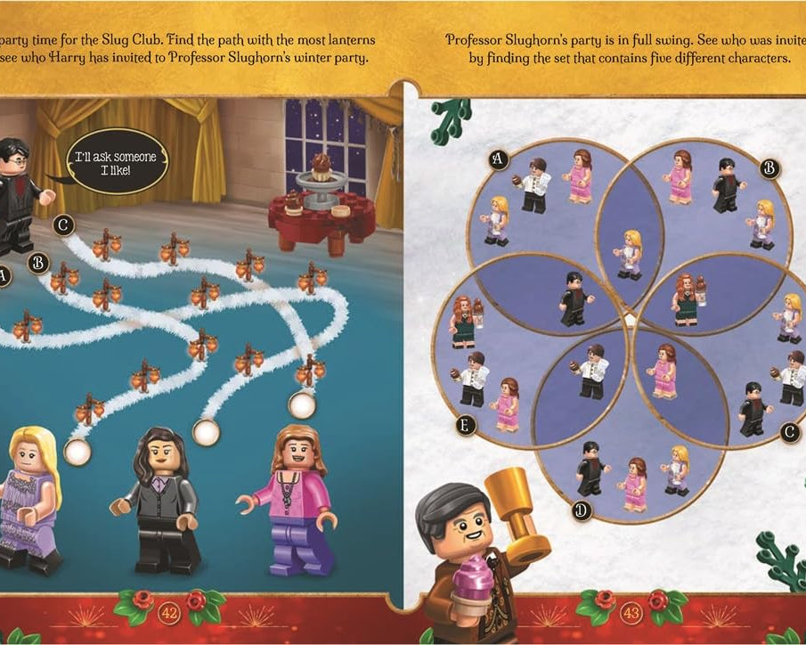 Buster Books - Lego Harry Potter Magical Christmas Figure Toy English Activity and Story Book