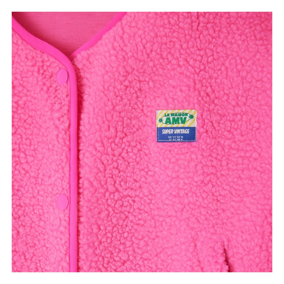 American Vintage - Hoktown Sleeveless Vest | Fluorescent Pink