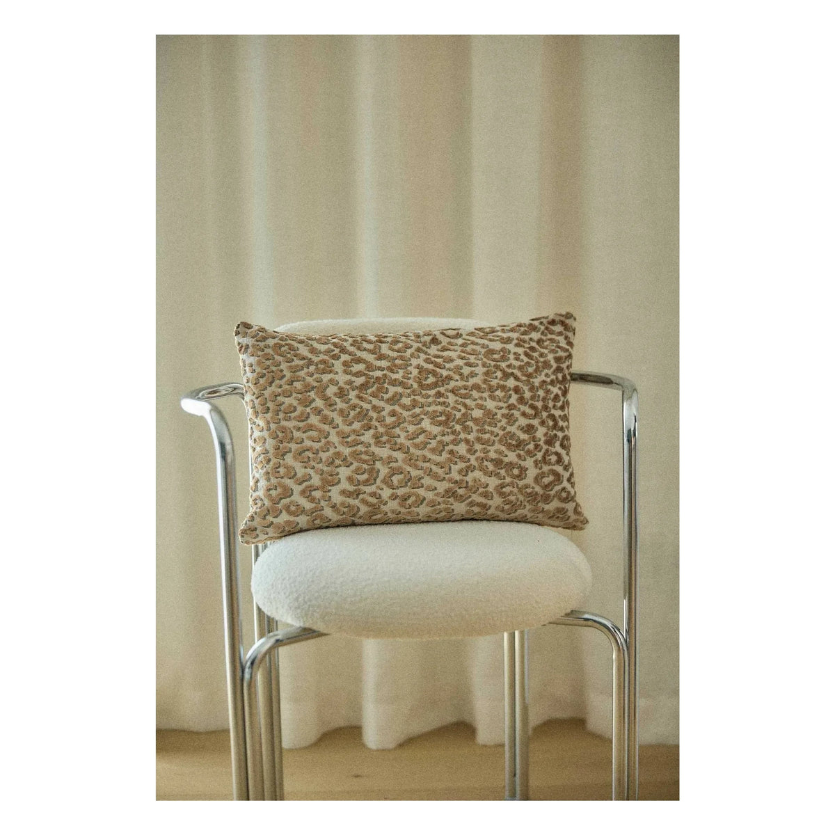 Gabrielle Paris - Jacquard Cushion Cover | Leopard