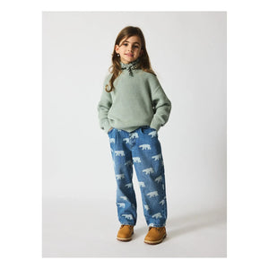 brunobruno nation - Dorethy AOP Organic Cotton Jeans | Blue