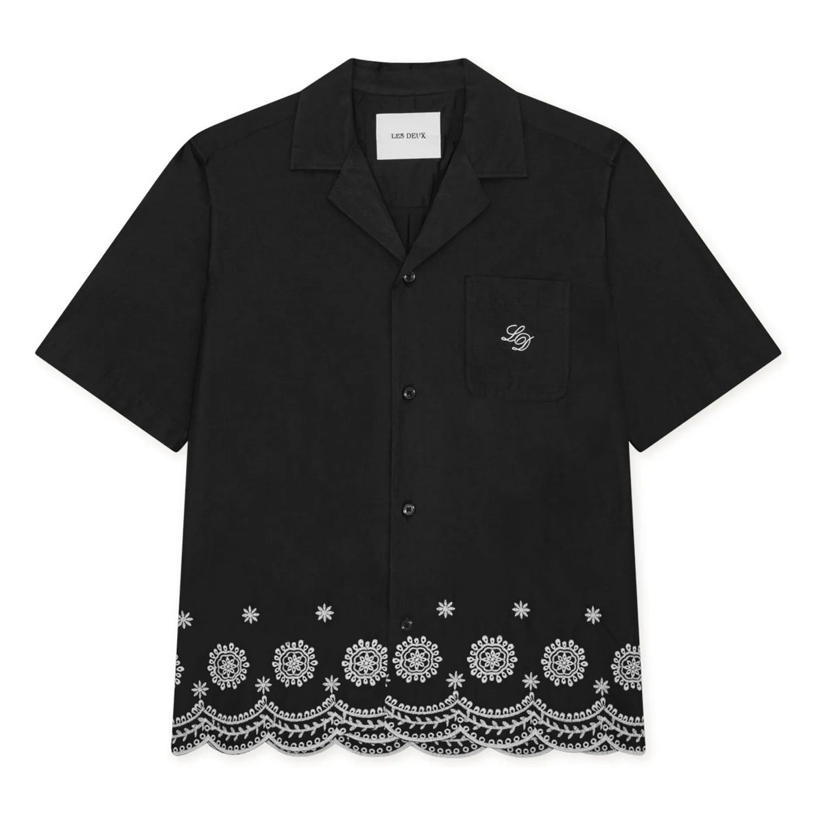 Les Deux - Border Shirt | Black