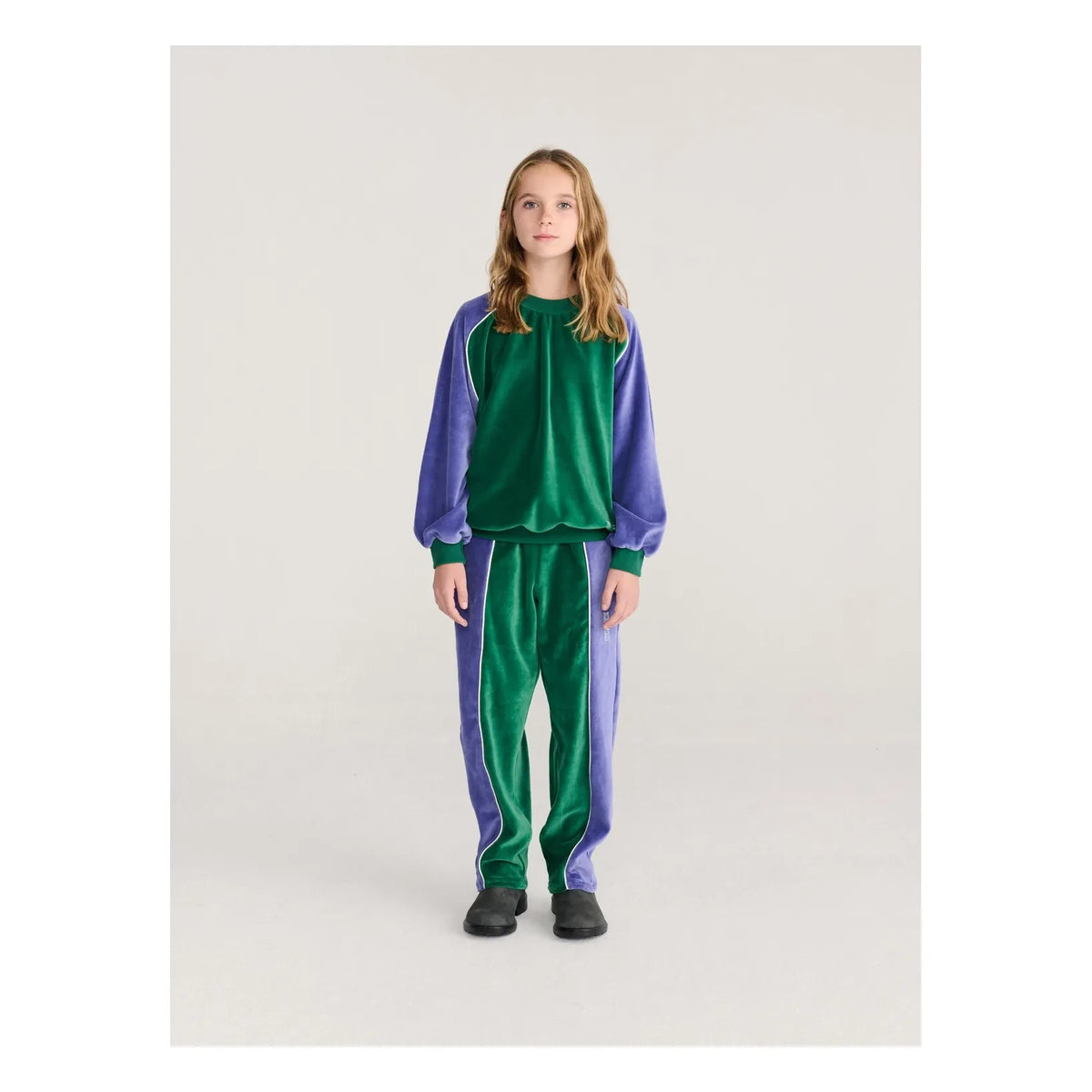 Bobo Choses - Color Block Terry Sweat | Green