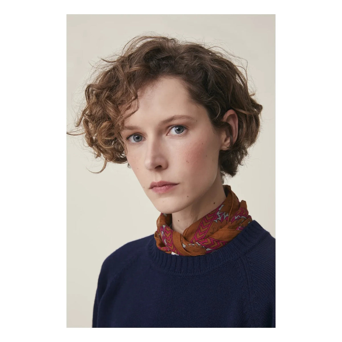 Moismont - Ajmer Scarf No. 791, Cotton | Camel