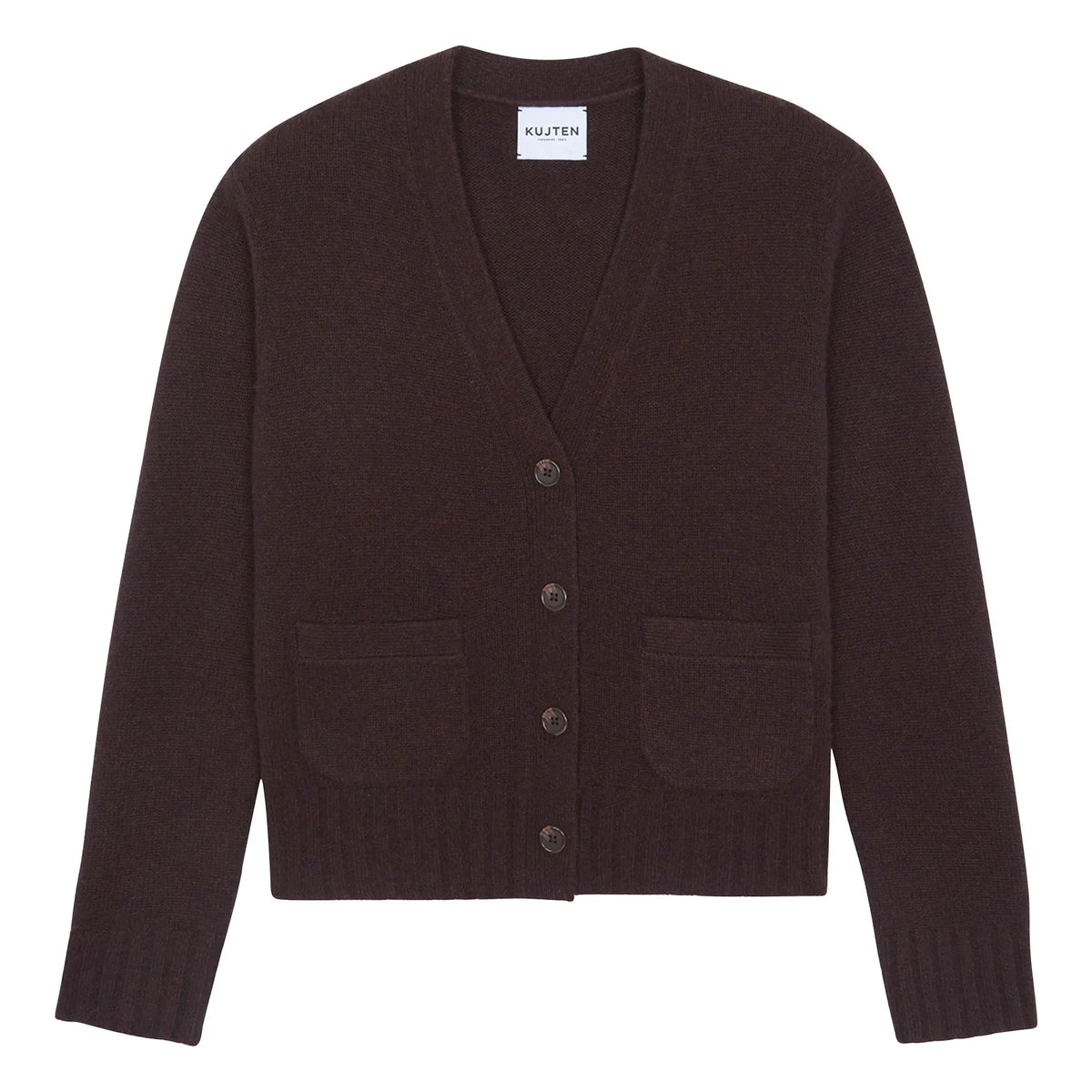 Kujten - Milena Cashmere Cardigan | Coffee