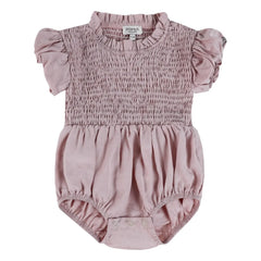 Donsje - Eledor Gathered Romper | Mauve