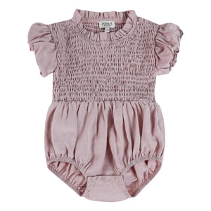 Donsje - Eledor Gathered Romper | Mauve