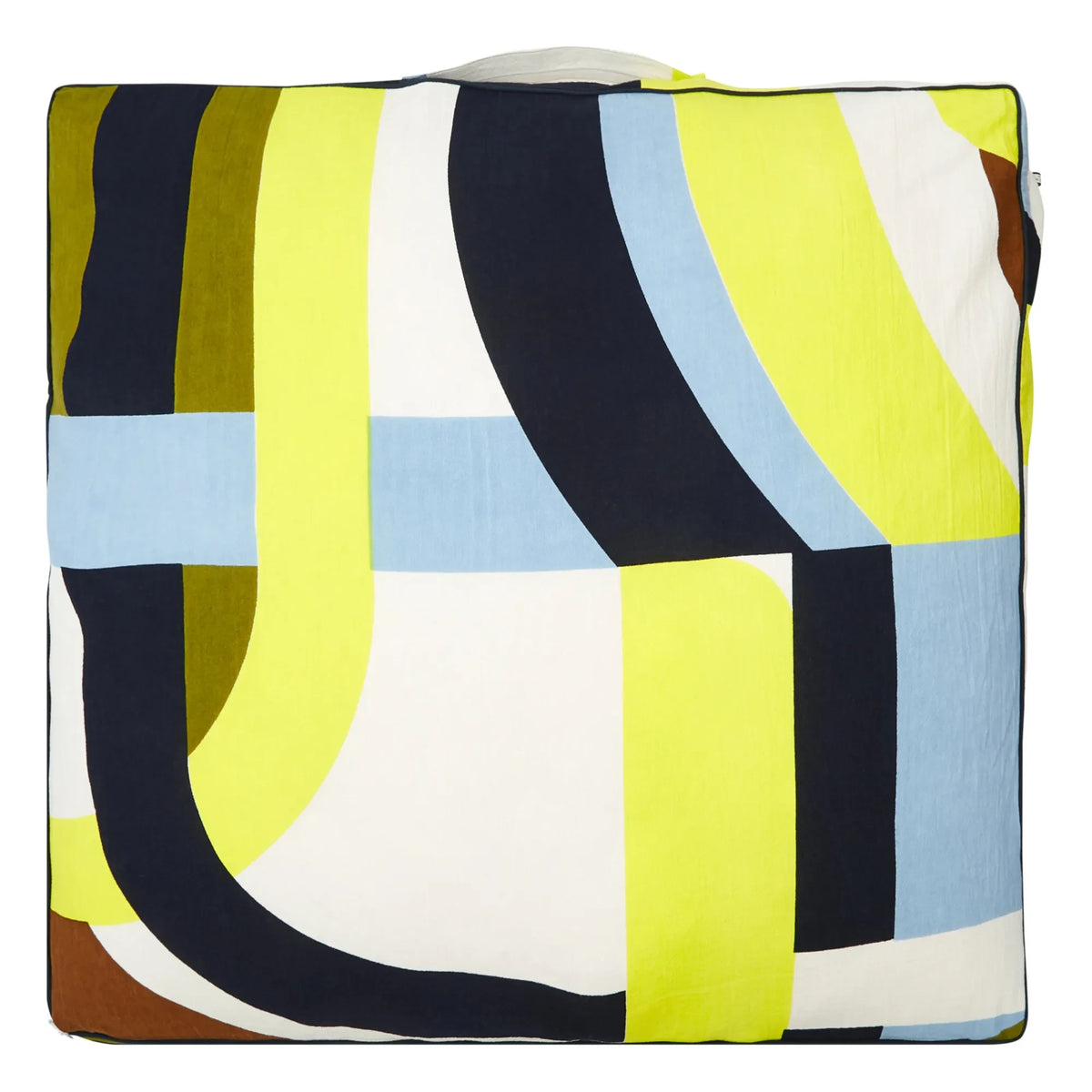 Mapoésie - Supersonic Floor Cushion | Lemon Yellow