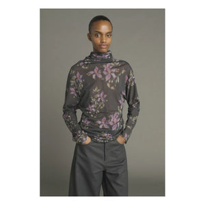 Soeur - Lisia Cotton Dropped Top | Charcoal Grey