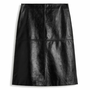 Soeur - Gwen skirt Lambskin | Black