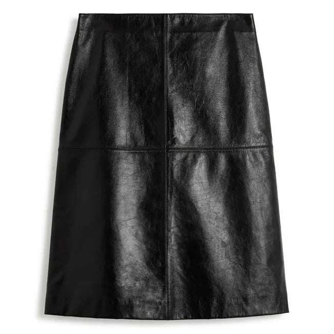 Soeur - Gwen skirt Lambskin | Black