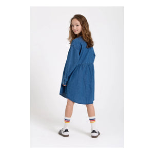 Smallable Kid - Drew Denim Dress | Denim Blue