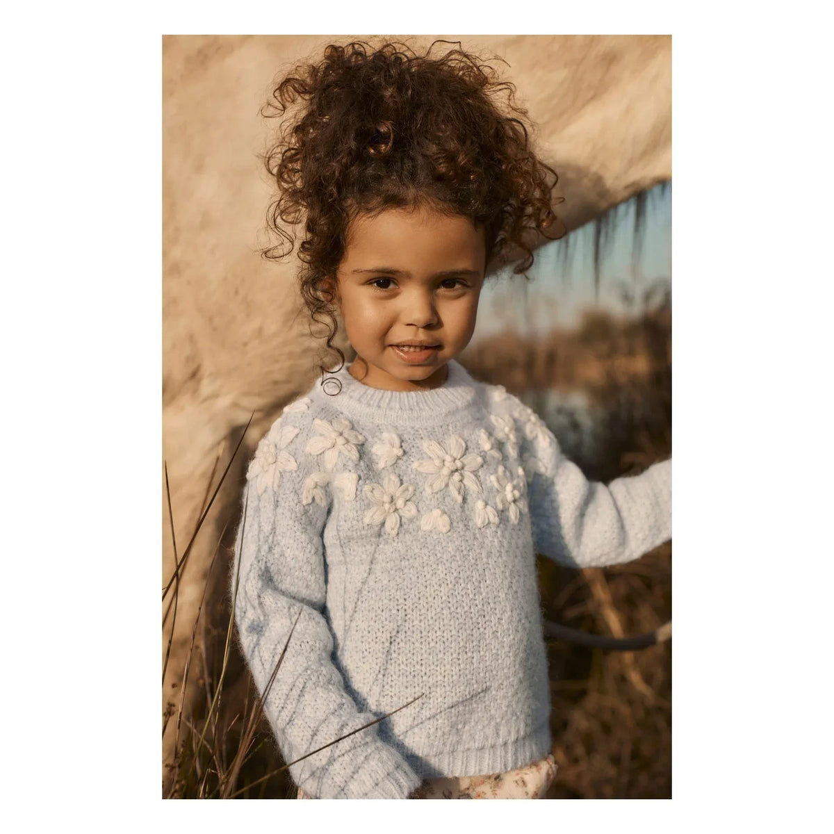 Louise Misha - Cila Alpaca sweater | Light blue