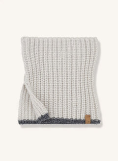 1+ in the family - Liam Merino Wool Neck Warmer | Ecru