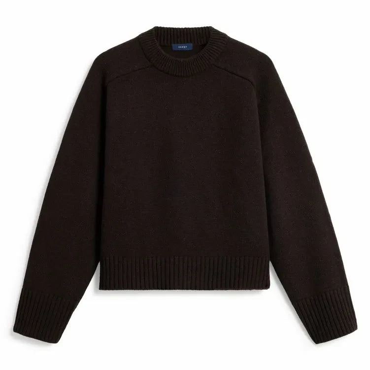 Soeur - Will Merino Wool Sweater | Chocolate