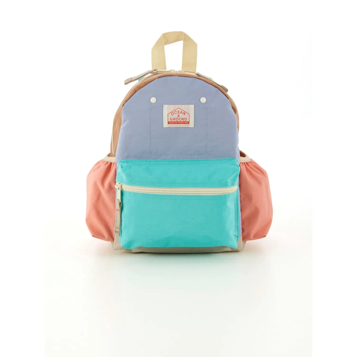 Ocean&Ground - Multi-Colored Block Backpack | Lavender
