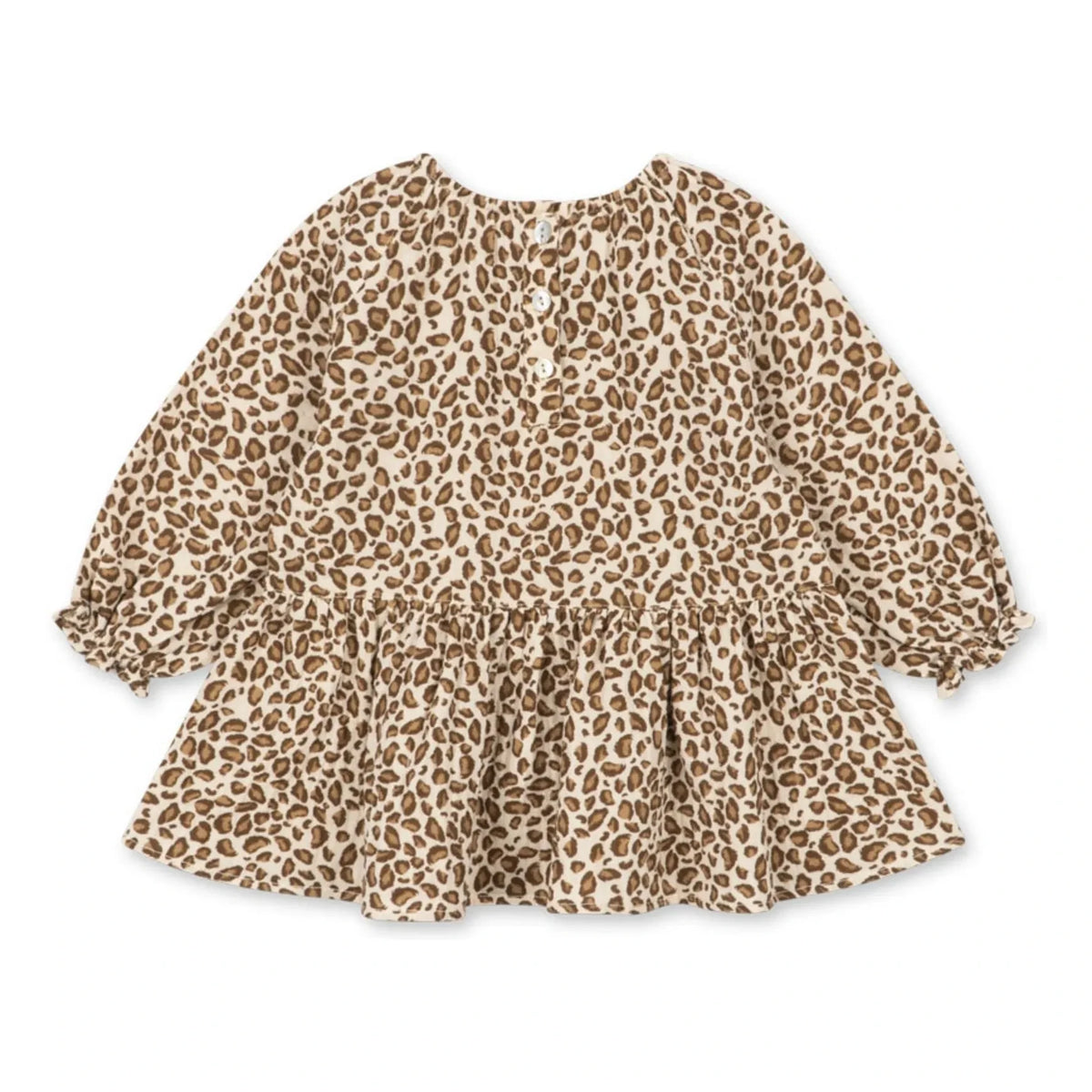 Konges Sløjd - Coco Leopard Organic Cotton Blouse | Brown