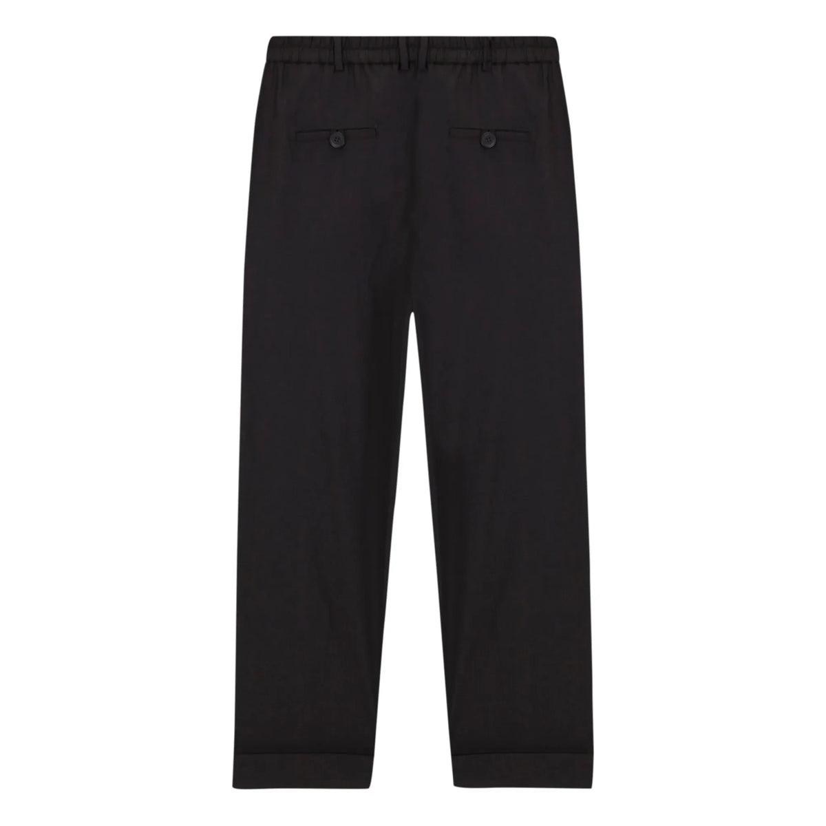 Cordera - Wool Men's Tailored Stitch Pants | Black