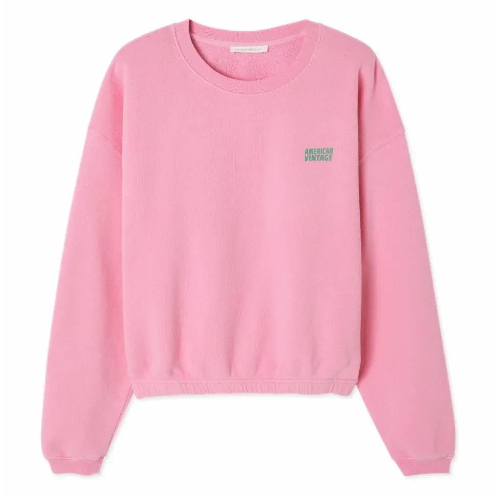 American Vintage - Izubird Cotton Sweatshirt | Cherry Wood