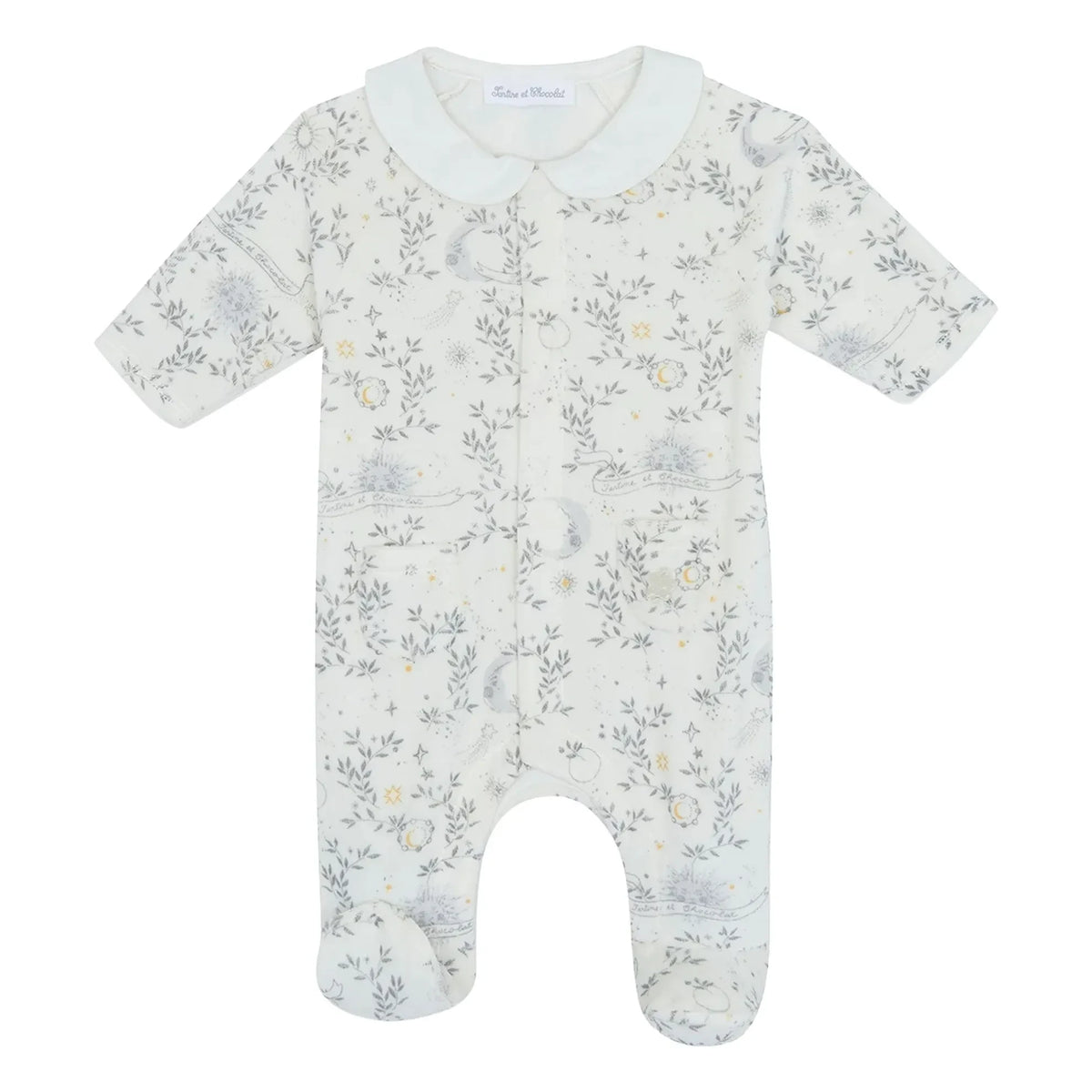 Tartine et Chocolat - Starry Dream Sleepwear Pajamas | Ecru