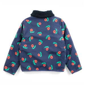 Bobo Choses - Reversible Sherpa Jacket Made from Recycled Fibers | Navy