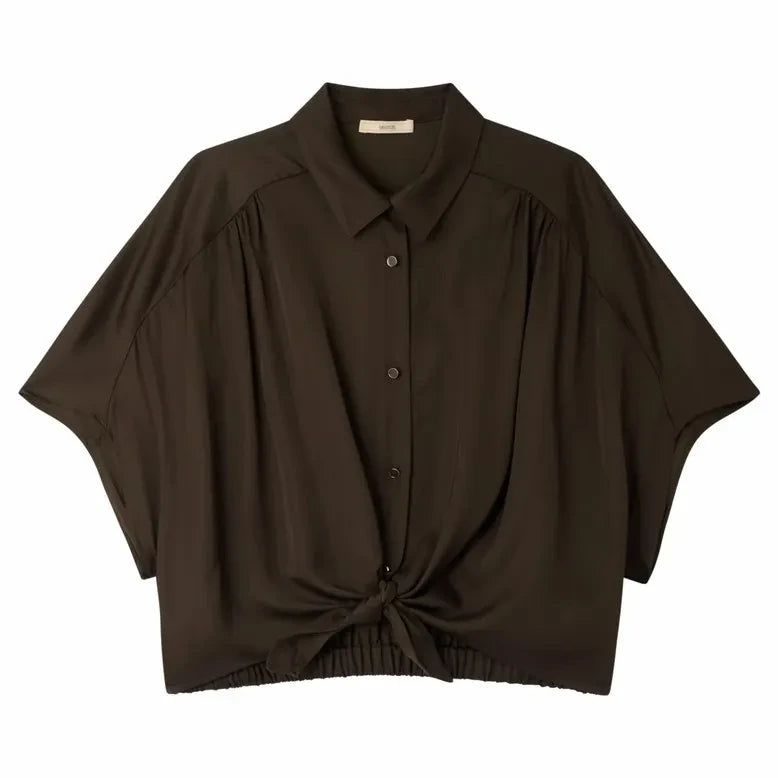 Sessùn - Alfassa blouse | Dark Brown