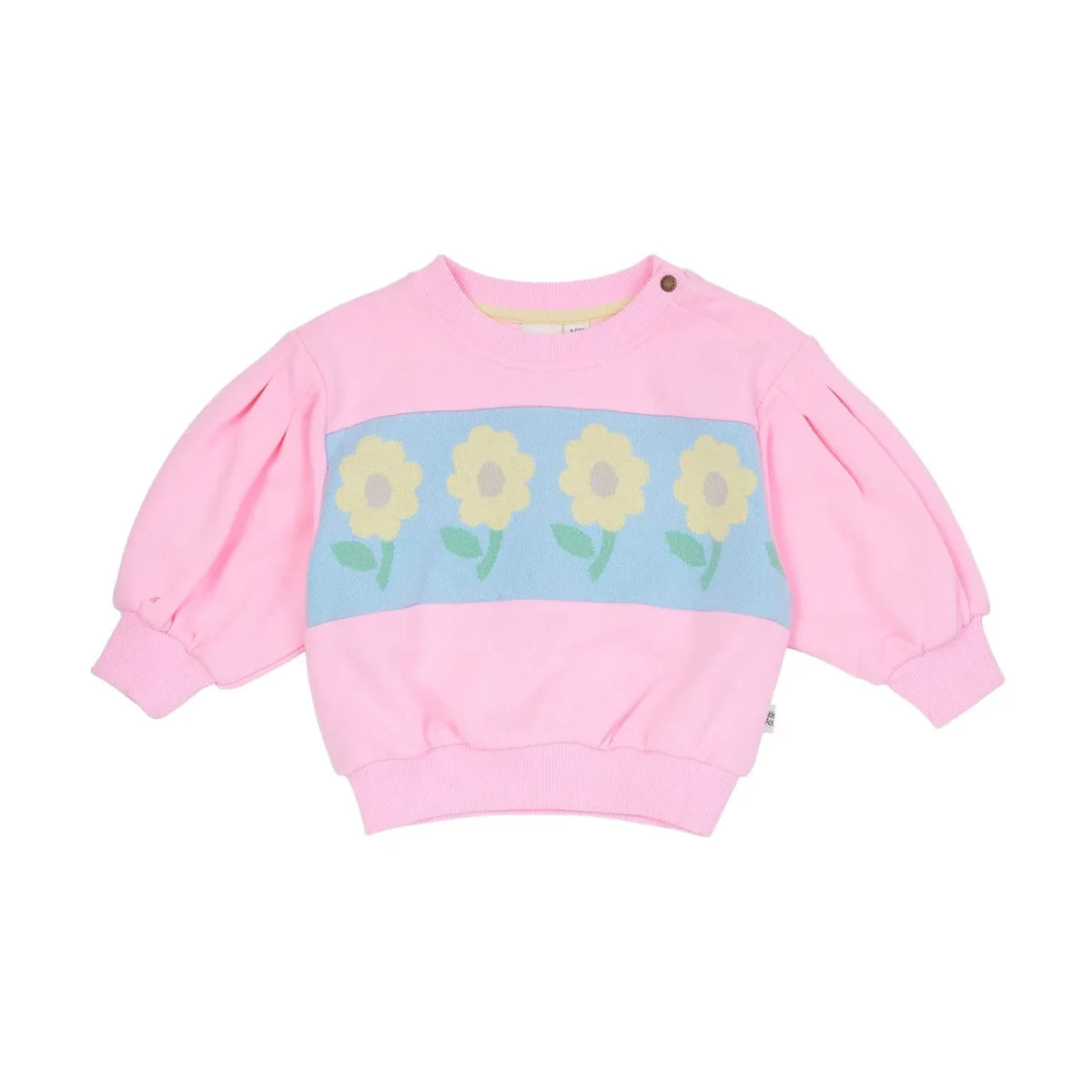 Goldie + Ace - Floral Pattern Sweatshirt - Exclusive for Smallable | Pink