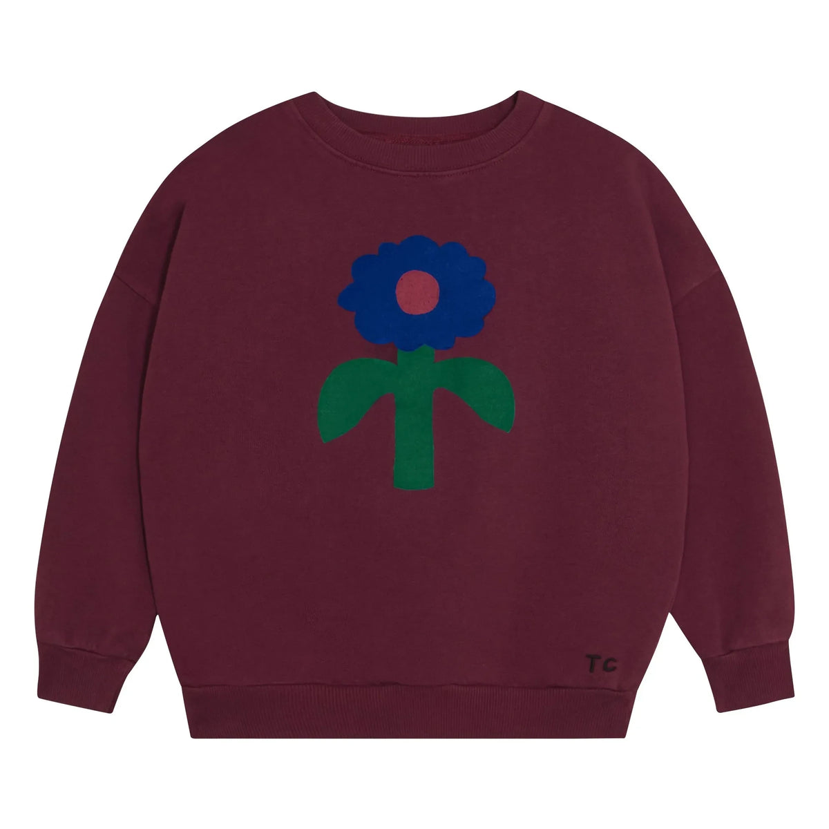 The Campamento - Sweat Fleur | Burgundy