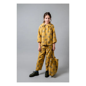 birinit - Arboleda organic cotton floral trousers | Yellow