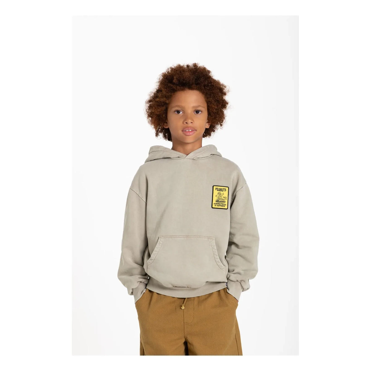 Hundred Pieces - Pat Peanuts Organic Cotton Sweatshirt | Beige