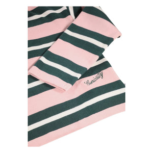 Molo - Striped Polo Mille Organic Cotton | Powder Pink