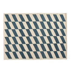 Hay - Shift Kilim Rug | Blue