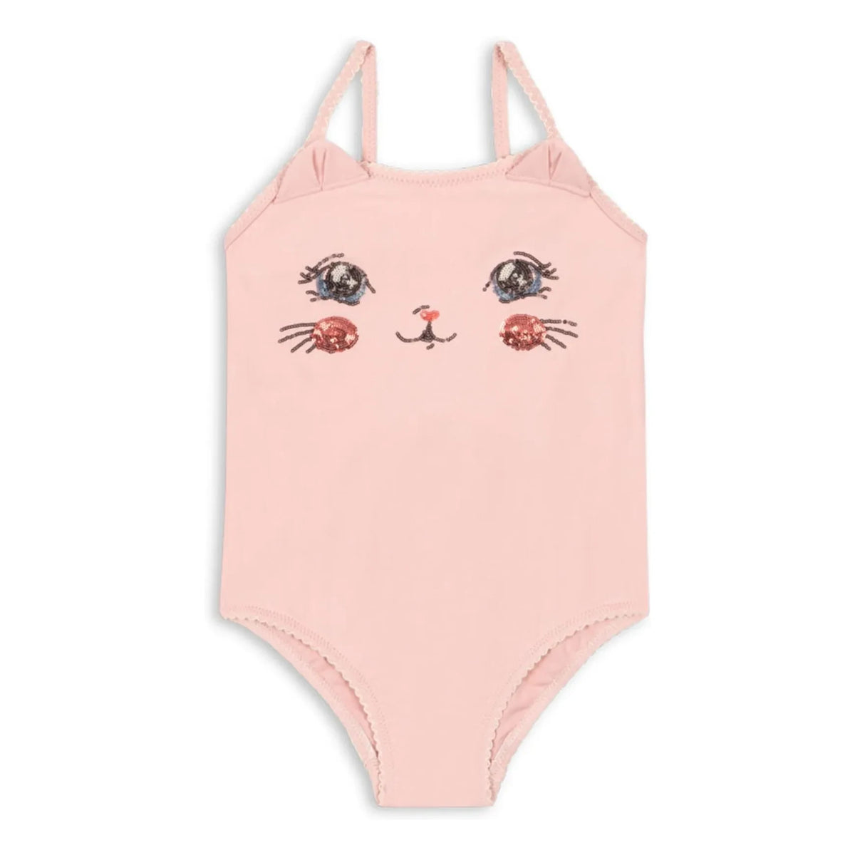 Konges Sløjd - 1-Piece Kitty Recycled Fiber Swimsuit | Pink