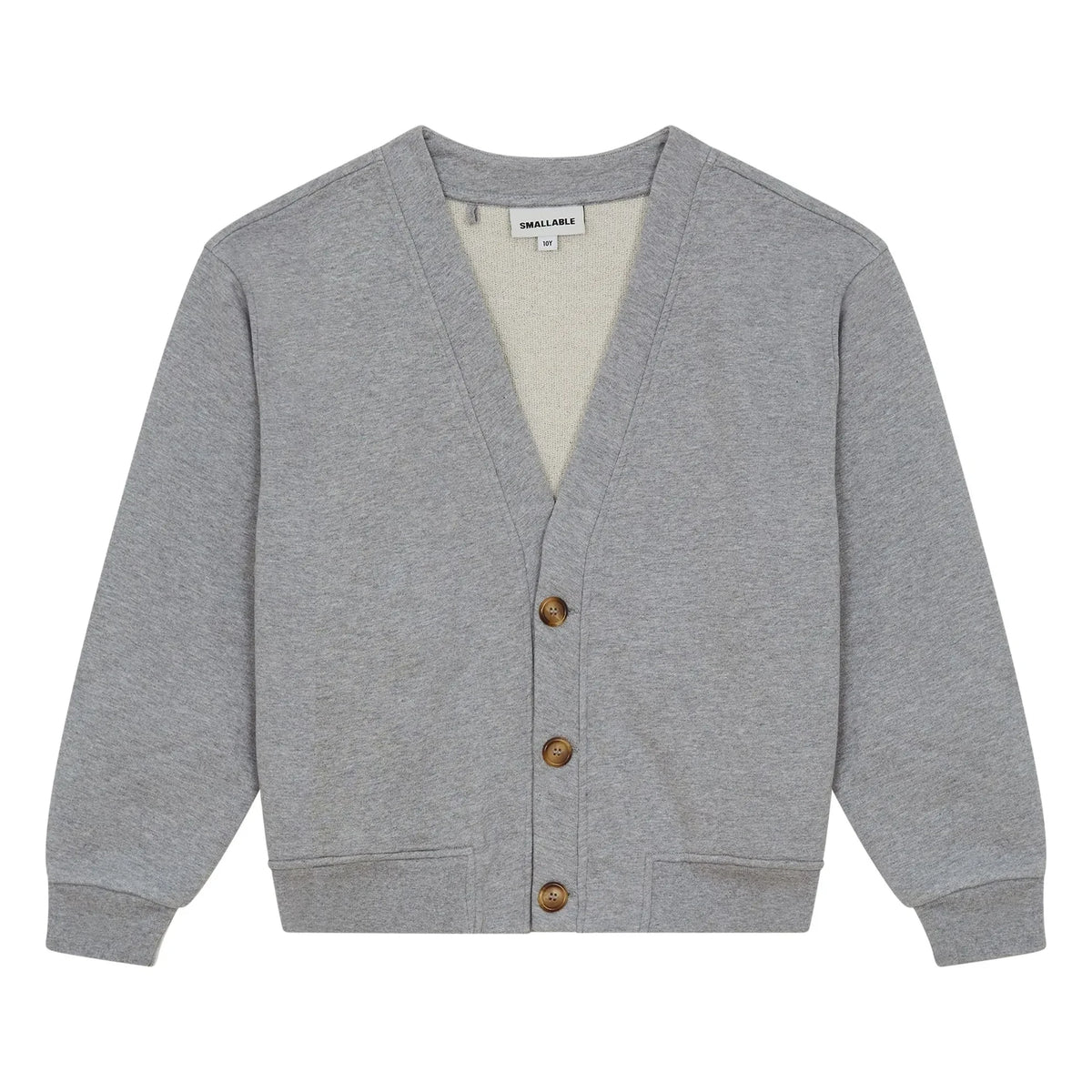 Smallable Kid - Ostmark Organic Cotton Cardigan | Gray Melange