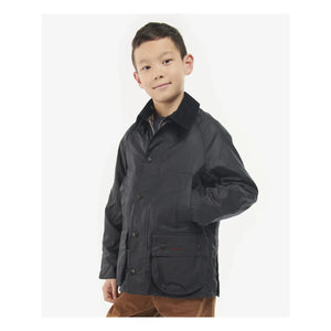 Barbour - Bedale Waxed Jacket Made From Recycled Fibres | Navy