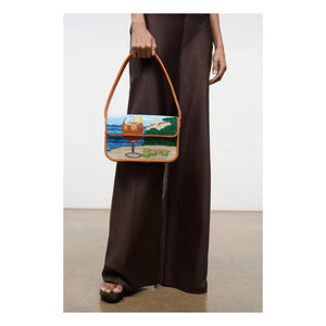 Staud - Tommy Beaded Bag | Sunset
