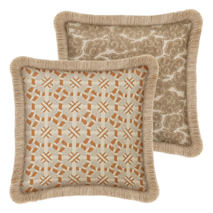 Palais - Coco double-sided pillowcase | Caramel