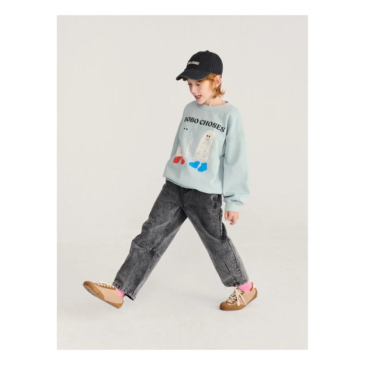 Bobo Choses - Bobo Choses organic cotton ghost sweatshirt | Light Blue
