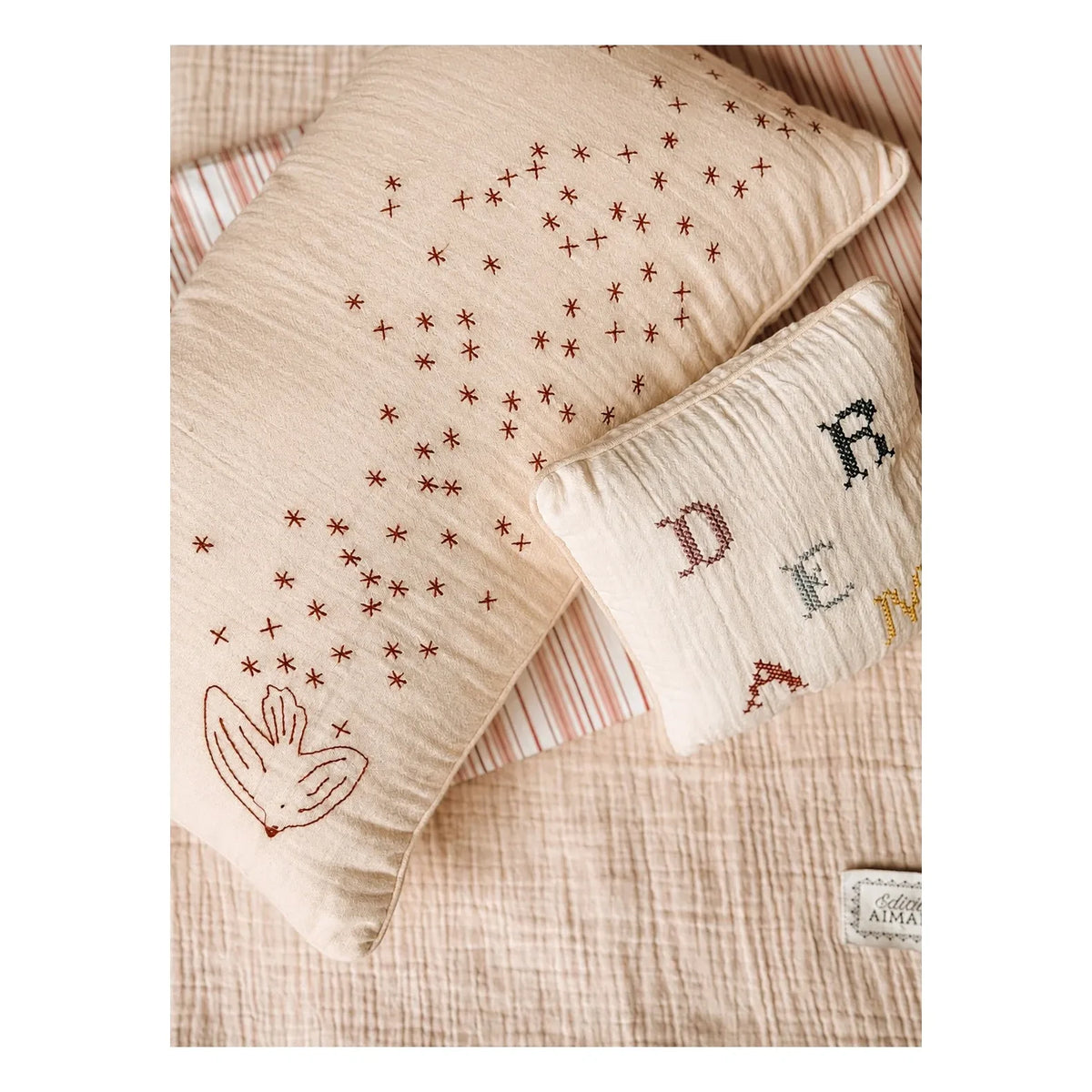 Editions Aimable - Hubert Starry Sky Pillow | Dusty Gauze