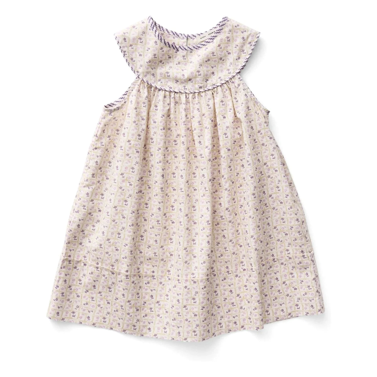 Soor Ploom - Delilah Fleurie Organic Cotton Dress | Ecru